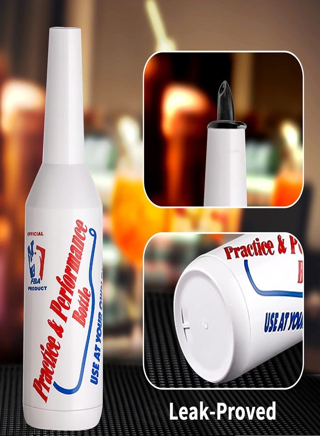 LINALL مجموعة فلير للبارمان - 5 قطع، زجاجتان فلير، كوب خلط بوسطن واحد، زجاجة للتدريب والأداء - FLKT0004 (مجموعة من 5 قطع) - Image 5