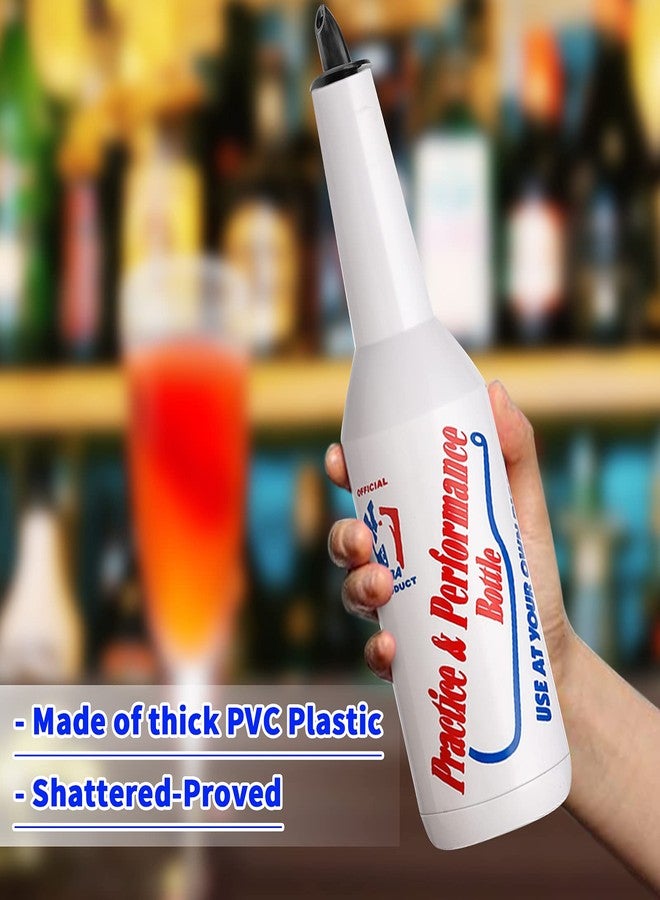 LINALL مجموعة فلير للبارمان - 5 قطع، زجاجتان فلير، كوب خلط بوسطن واحد، زجاجة للتدريب والأداء - FLKT0004 (مجموعة من 5 قطع) - Image 4