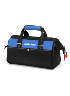 WORKPRO 13-inch Tool Bag Wide Mouth Tool Tote Bag with Inside Pockets for Tool Storage  - Image 1