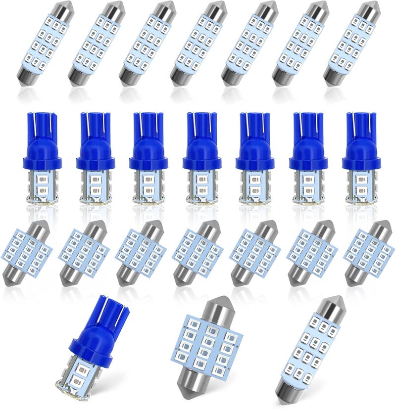 QuicTO LED Interior Light Set - 24 Pieces, Blue - Image 1