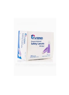 CAREMED 100 Safety Lancets -30 G - 1.6 mm  - Image 2