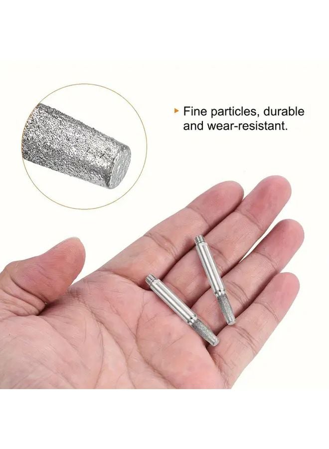 1 Set Diamond Chainsaw File Sharpener Manual Crank Sharpening Tool Durable Metal Portable Handheld Saw Chain Polishing Accessory - Image 4