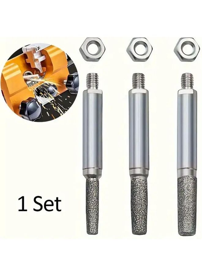 1 Set Diamond Chainsaw File Sharpener Manual Crank Sharpening Tool Durable Metal Portable Handheld Saw Chain Polishing Accessory - Image 2