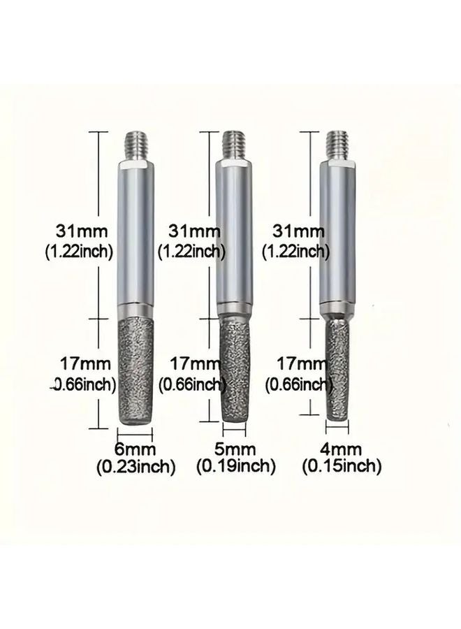 1 Set Diamond Chainsaw File Sharpener Manual Crank Sharpening Tool Durable Metal Portable Handheld Saw Chain Polishing Accessory - Image 3