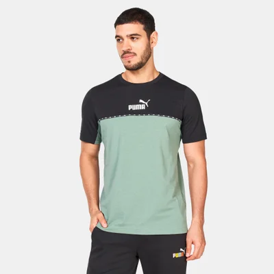 PUMA Men's Essentials Block Tape T-Shirt