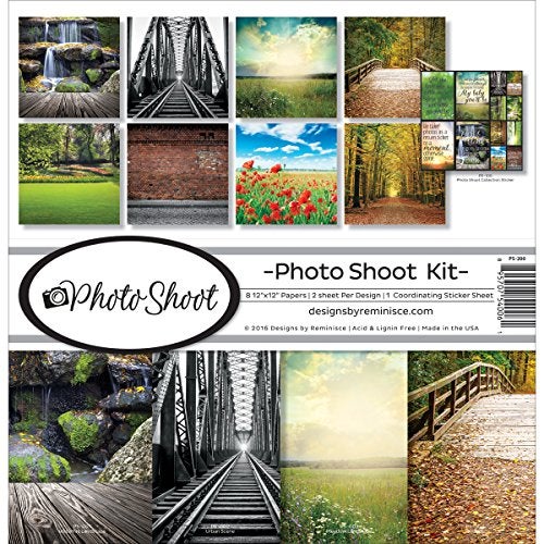 Reminisce PS-200 Photo Shoot Scrapbook Collection Kit 12x12 inches - Image 2