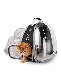 Cool Baby COOLBABY expandable cat carrier backpacks, space capsule bubble pet carrier backpack for small dog, cat carrying backpack with transprent hard Window.  - Image 1