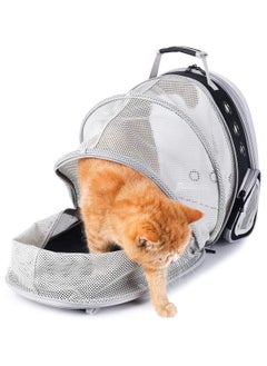 Cool Baby COOLBABY expandable cat carrier backpacks, space capsule bubble pet carrier backpack for small dog, cat carrying backpack with transprent hard Window.  - Image 5