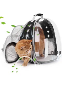 Cool Baby COOLBABY expandable cat carrier backpacks, space capsule bubble pet carrier backpack for small dog, cat carrying backpack with transprent hard Window.  - Image 2