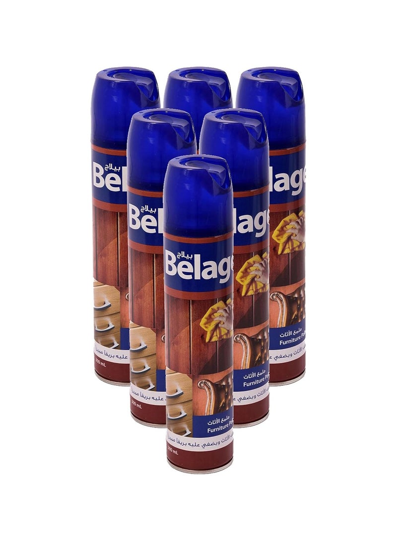 بيلاج ملمع للأثاث 300ملليلتر  - عبوة من 6 قطع - Image 1