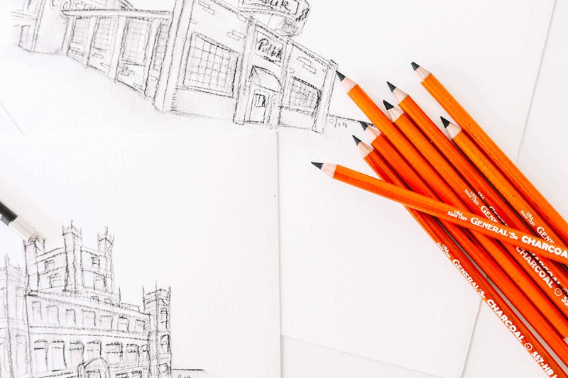 General's Generals Charcoal Pencil Hb 2 Each - Image 2