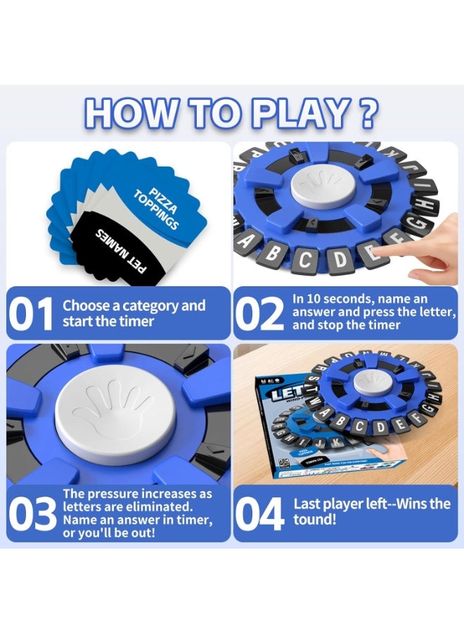 كيلا ألعاب الكلمات، لعبة لوحية عائلية سريعة الوتيرة، من ٢ إلى ٨ لاعبين، ١٤٤ فئة، وسباق ضد المؤقت لاختيار إجابة، ألعاب تفكير ممتعة للأطفال - Image 3