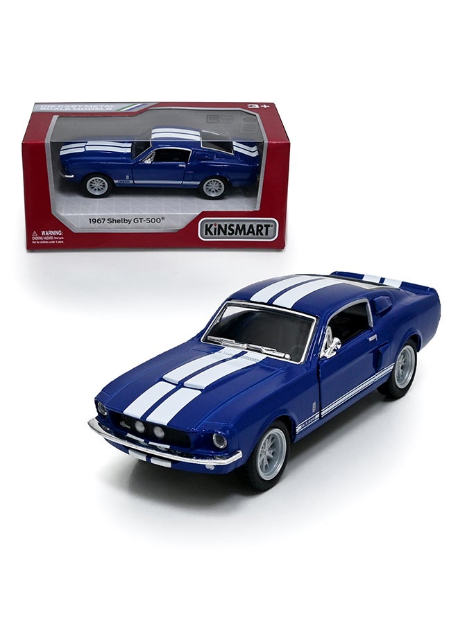 Kinsmart 1:38 1967 Shelby GT500 Die-Cast Model Car – Pull Back Toy Car for Kids & Collectors - Image 1