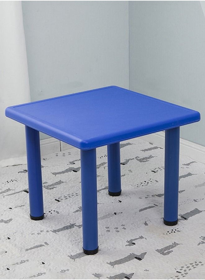 XIANGYU Portable Plastic Preschool Kids Square Table Learning Study Desk Height Adjustable  - Image 1