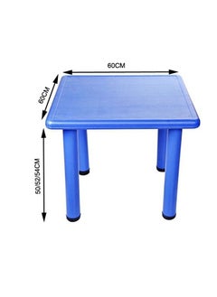 XIANGYU Portable Plastic Preschool Kids Square Table Learning Study Desk Height Adjustable  - Image 2