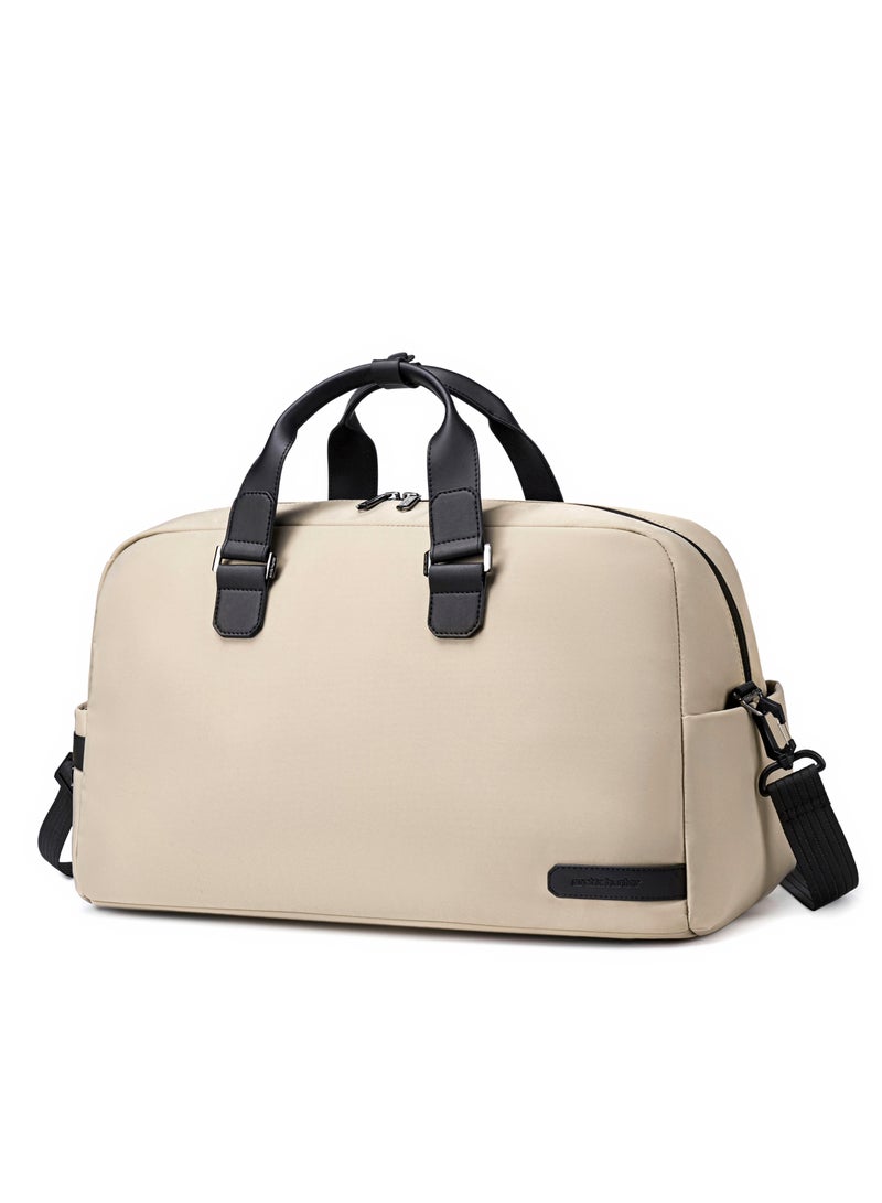 ARCTIC HUNTER Unisex Premium Duffel Bag 27L Water Resistant Large Capacity Weekender Bag with Multiple Compartment for Men and Women, LXB00842 - Khaki - Image 1