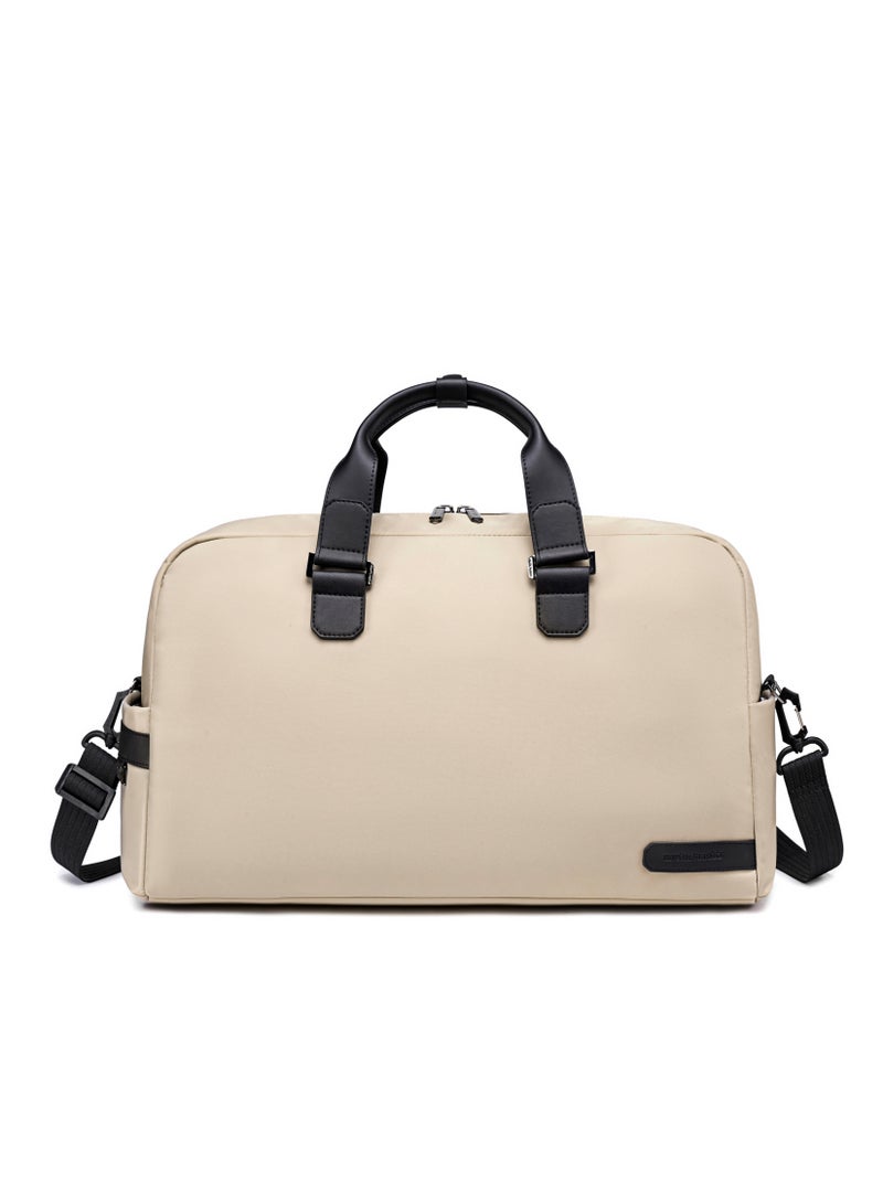 ARCTIC HUNTER Unisex Premium Duffel Bag 27L Water Resistant Large Capacity Weekender Bag with Multiple Compartment for Men and Women, LXB00842 - Khaki - Image 3