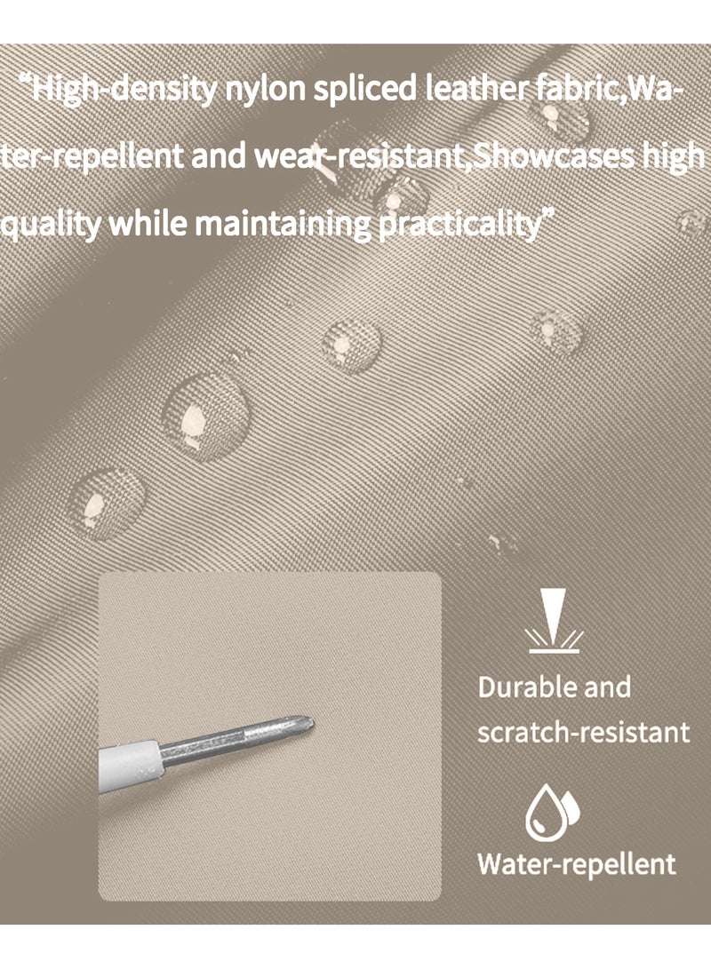 ARCTIC HUNTER Unisex Premium Duffel Bag 27L Water Resistant Large Capacity Weekender Bag with Multiple Compartment for Men and Women, LXB00842 - Khaki - Image 5