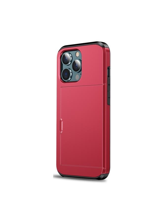 S-TOP Case For iPhone 13 Shockproof Armor Protective Case with Slide Card Slot - Image 2