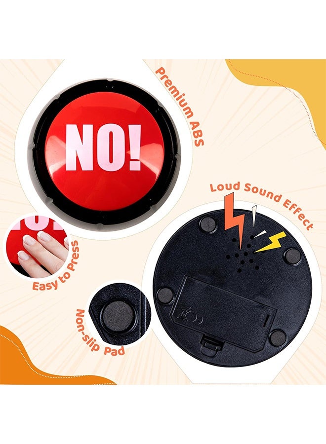 Quantum 2 PCS Knob Buttons, Yes Button and No Button with Sound, Funny Button with Sound Effects for Gag Gifts - Image 3