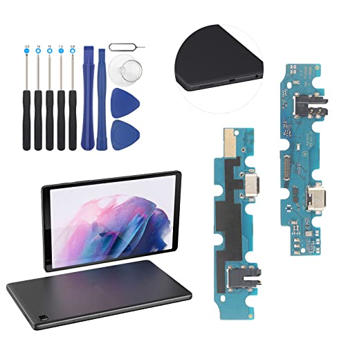 YWLRONG USB Charging Port for Samsung Galaxy Tab A7 Lite Dock Connector Charger Board Flex Cable Assembly Replacement for SM-T220 2021 with Tools(Wi-Fi Version) - Image 1