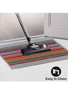 Status Contract Status Contract Polypropylene Home/Living/Lobby/Rectangular Bathroom/Office Entrance Door Floor Mat with Anti Slip Backing (15X23Inch, Pack of 1, Grey)  - Image 3