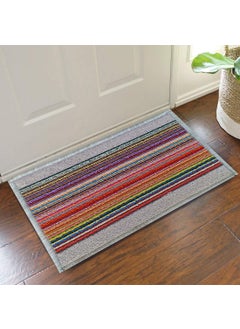 Status Contract Status Contract Polypropylene Home/Living/Lobby/Rectangular Bathroom/Office Entrance Door Floor Mat with Anti Slip Backing (15X23Inch, Pack of 1, Grey)  - Image 1