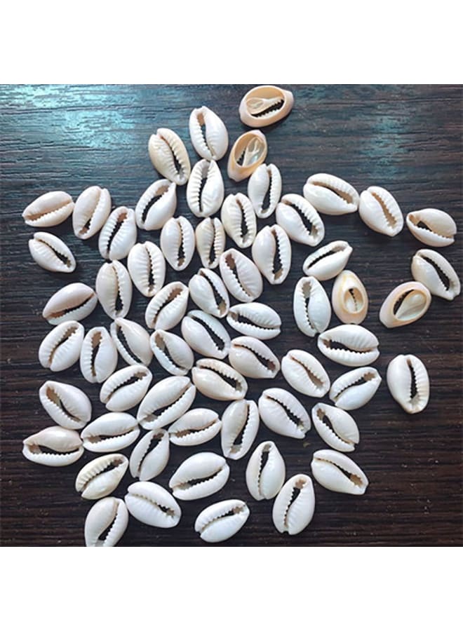 100 Pcs Natural Cowrie Shells Beads Oval Beach Seashells African Shells for Hair Jewelry Making DIY Craft - Image 5
