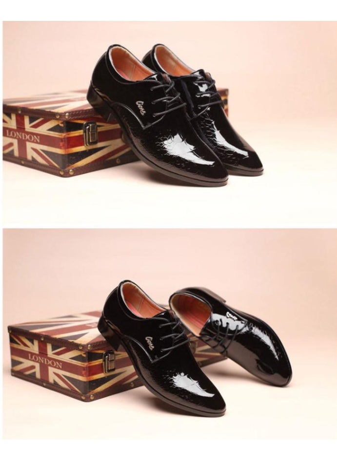 KUYING - New Men's Business Leather Shoes - Image 1