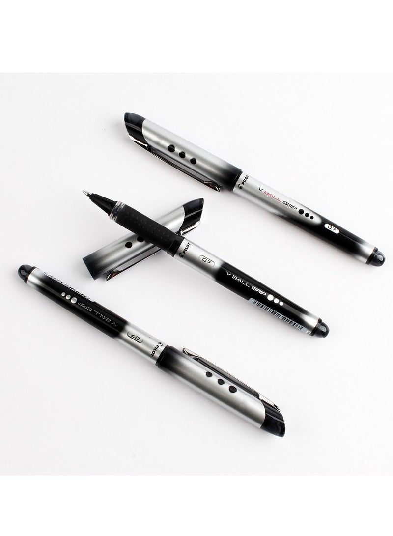 PILOT V-Ball Grip Rollerball Pen 0.7 Black Pilot - Image 4