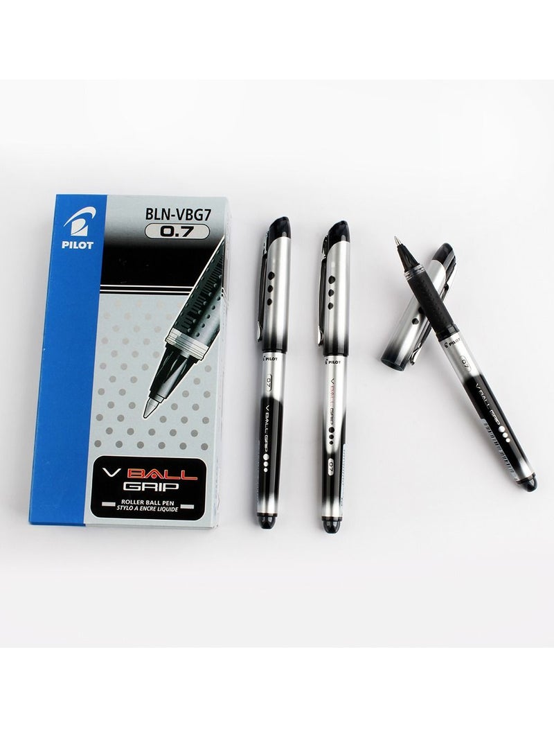 PILOT V-Ball Grip Rollerball Pen 0.7 Black Pilot - Image 1