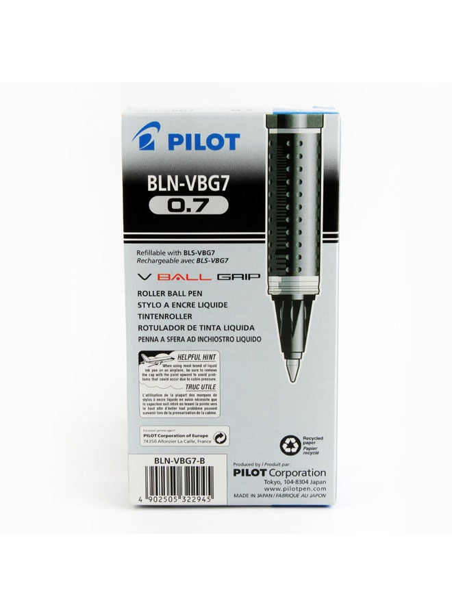 PILOT V-Ball Grip Rollerball Pen 0.7 Black Pilot - Image 3