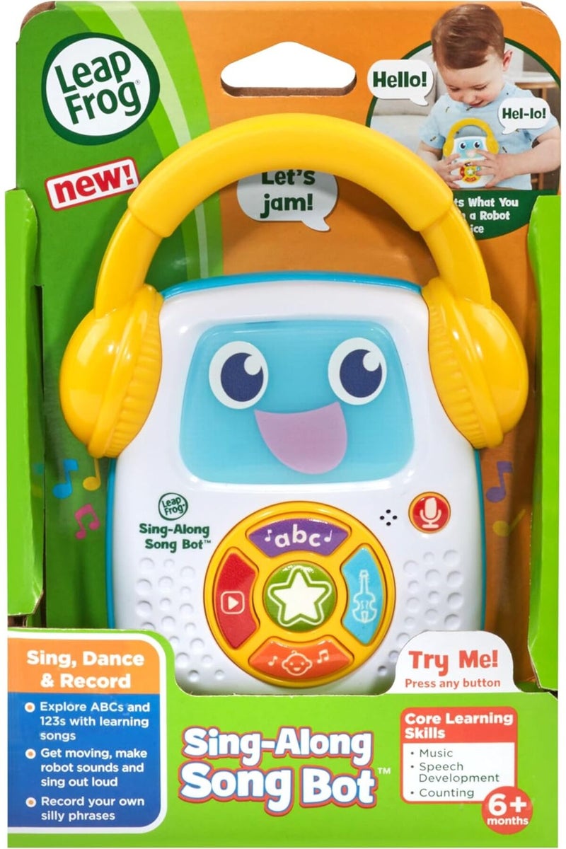 LeapFrog Sing-Along Song Bot, Music Toy with Recording & Voice Effects, English Version - Image 2