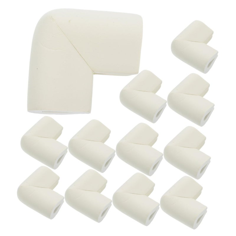 White Corner Protectors 12pcs Furniture Edge Bumpers Soft Foam For Moving Transport - Image 2