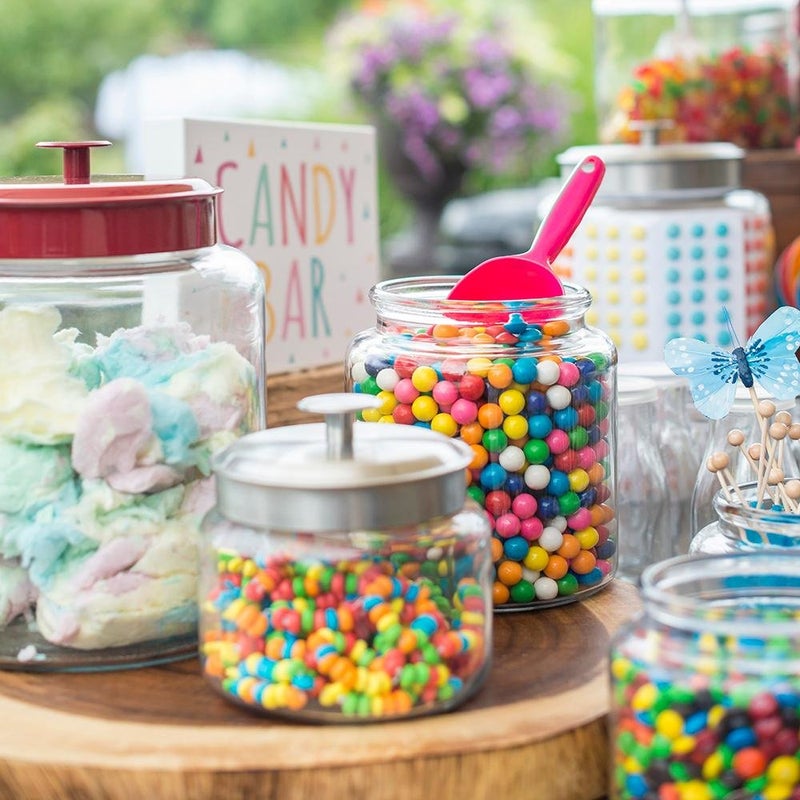 Anchor Hocking 2 Gallon Montana Glass Jar with Lid (2 piece, silver metal, dishwasher safe) - Image 5