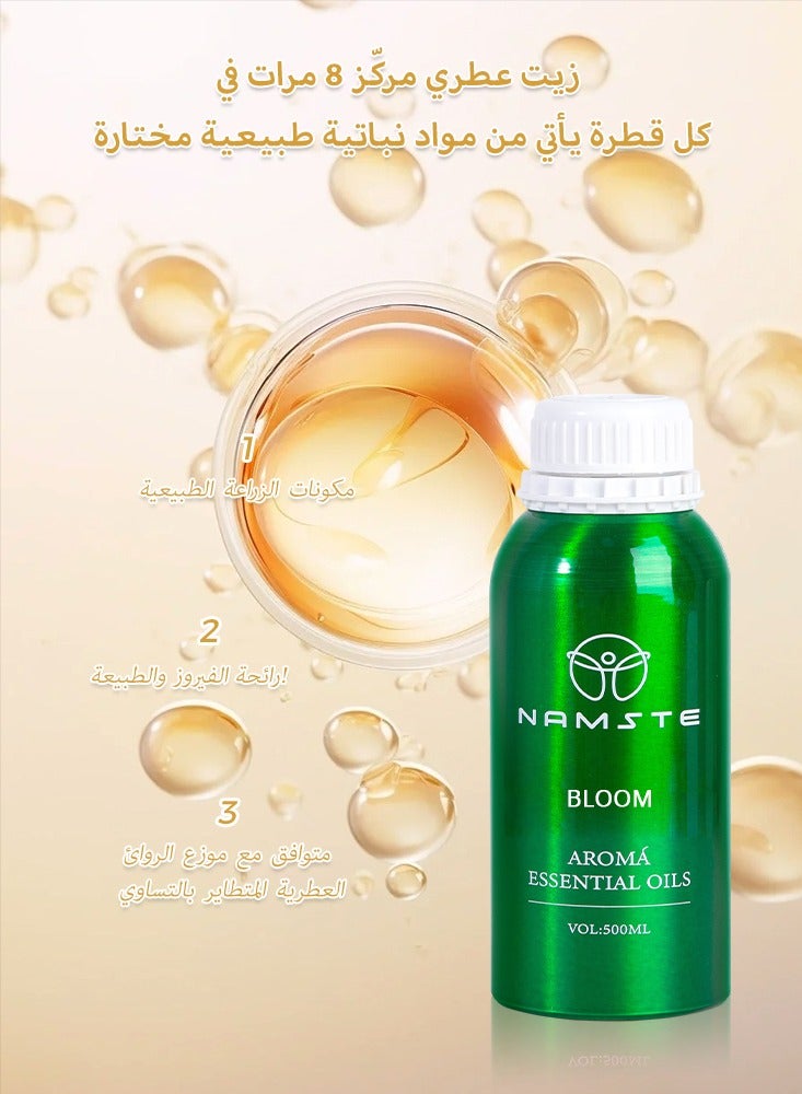 NAMSTE Aromatherapy essential oil Aromatherapy oil 500ML-Persian Gulf aromatherapy | Rose chamomile meets sandalwood camphor with fresh notes of apple lemon. - Image 3