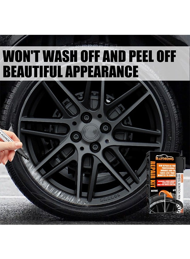 رايهونغ طقم قلم إصلاح الخدوش، قلم مزيل خدوش السيارة مع شريط ومغسلة، طلاء تصحيح للسيارة والدراجة النارية والقارب - Image 4
