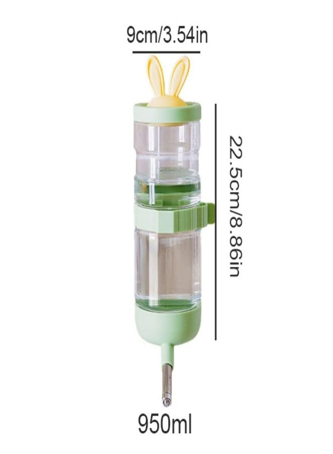 Pokinge 1Pcs Automatic Pet Water Feeder Cage Hanging Pet Drinking Fountain No-Drip High-Capacity 950ml Puppy Cage Water Dispenser for Cat Rabbit - Image 3