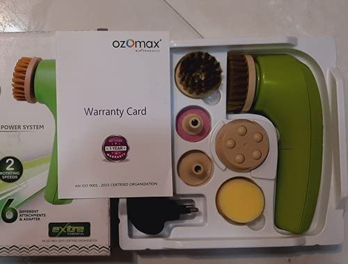 OZOMAX Face Massage Apparatus - Advanced 6-Piece Kit for Facial Massage, Exfoliation, and Nail Care - Image 2