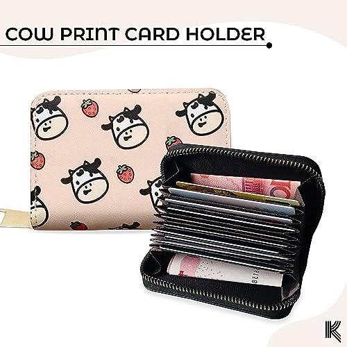 Kraptick Card Holder for Women - Elegant and Versatile Card Organizer, Credit Cardholder, Card Case, Card Pouch -DMFP96- (Pink) - Image 2