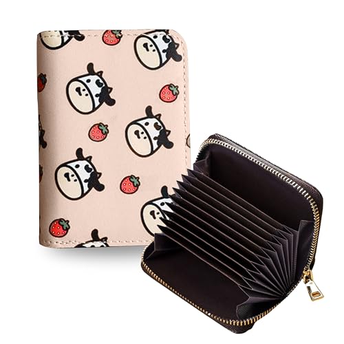 Kraptick Card Holder for Women - Elegant and Versatile Card Organizer, Credit Cardholder, Card Case, Card Pouch -DMFP96- (Pink) - Image 1