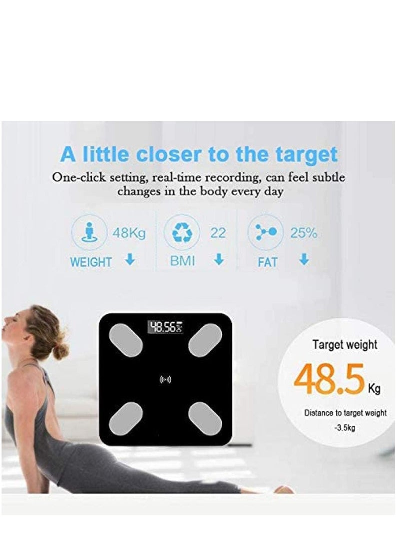 Weight Scales Smart Body Fat Body Composition Scales BMI Analyzer Bluetooth Electronic Weighing Scale, Body Composition Monitors with Smartphone App Useful Gift for Home Family - Image 2