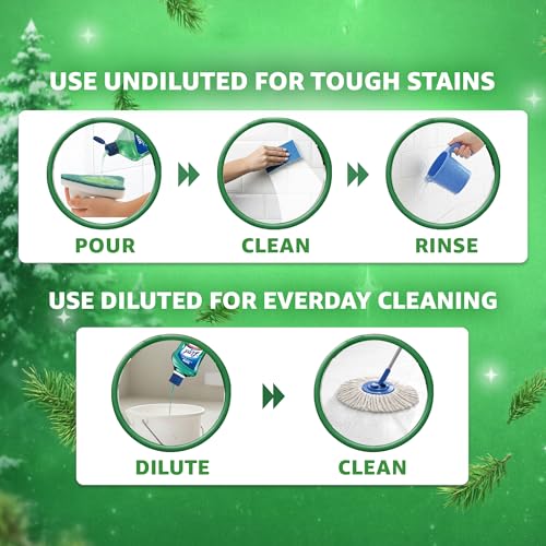 Lizol Fresh & Clean Bathroom Cleaner | Pine | 1L | 10X Better Cleaning | Upto 12Hrs Fragrance| Multi Surface Clean Floors, Basin, Tiles - Image 4