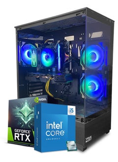 Truenort Zenith Drop All In One Bundle Gaming PC, Intel Core i5-12400F  Processor (CPU) | RTX 3050  Graphics Card (GPU) | 16GB RAM Memory | 1TB  SSD Storage | 24" FHD Monitor | Keyboard, Mouse & Headphone Set |Built- In WiFi | Windows 11 Pro | TrueNort RGB Gaming Case Black  - Image 2