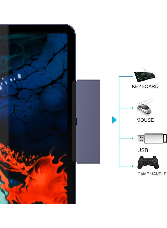 NIBEMINENT 6-In-1 USB-C Hub Adapter Grey - Image 5