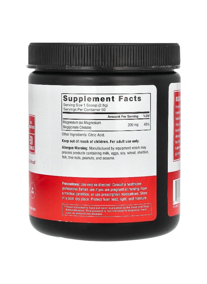 Force Factor Force Factor, Magnesium Glycinate Powder, Unflavored, 4.94 oz (140 g)  - Image 2