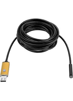 MatLogix MatLogix Waterproof Endoscope Mini HD Snake Tube 55 Mm Lens USB Inspection 6 LED Borescope Security Camera with 10m Wire for Android Phone PC and Notebook Black  - Image 1