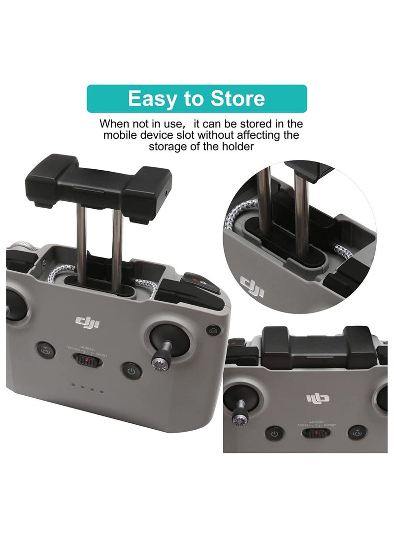 Y&D Micro USB-Type C 0.5FT/15CM Phone Charge+Data Remote Controller Cable,for DJI Mavic Air,Mavic Pro/2 Pro Zoom,Mavic Platinum,Sprak,Drone Accessories Nylon Braided OTG Adapter (USB-C Connector) - Image 4