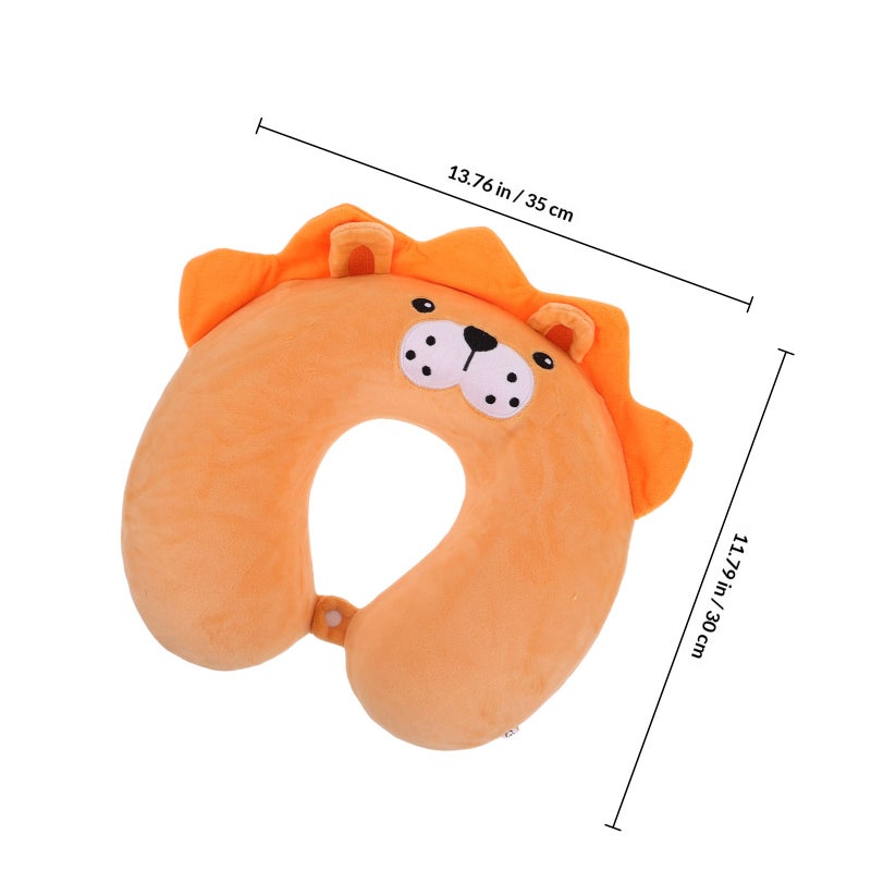 Kids Road Trip Essentials, Ergonomic U-Shaped Neck Pillow for Travel Comfort - Image 2