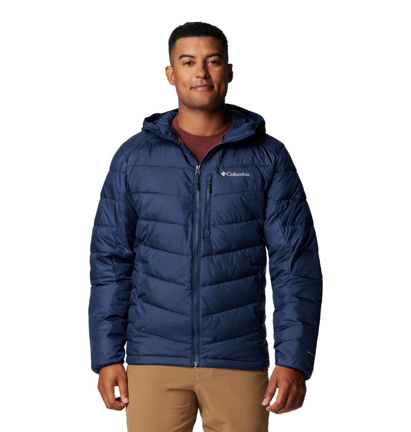 Columbia Men's Big Labyrinth Loop II Hooded Jacket, Collegiate Navy, 1X - Image 1